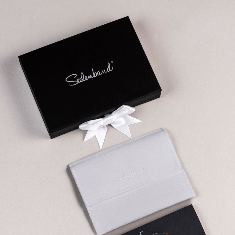 Geschenk-Verpackung-Set: edle Box & Samtbeutel – Seelenband